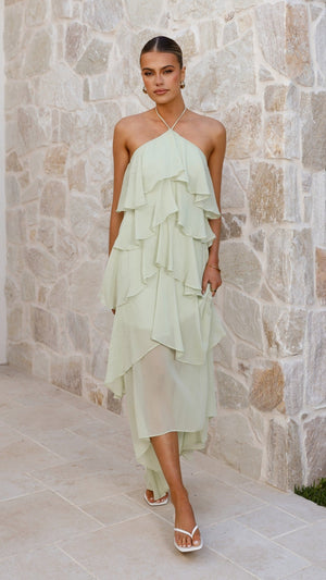 Ethereal Maxi Dress / Sage | Saints & Secrets Saints & Secrets