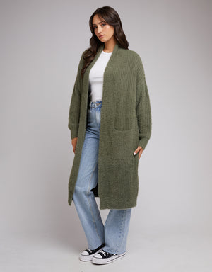 Missy Longline Cardi / Khaki | All About Eve All About Eve