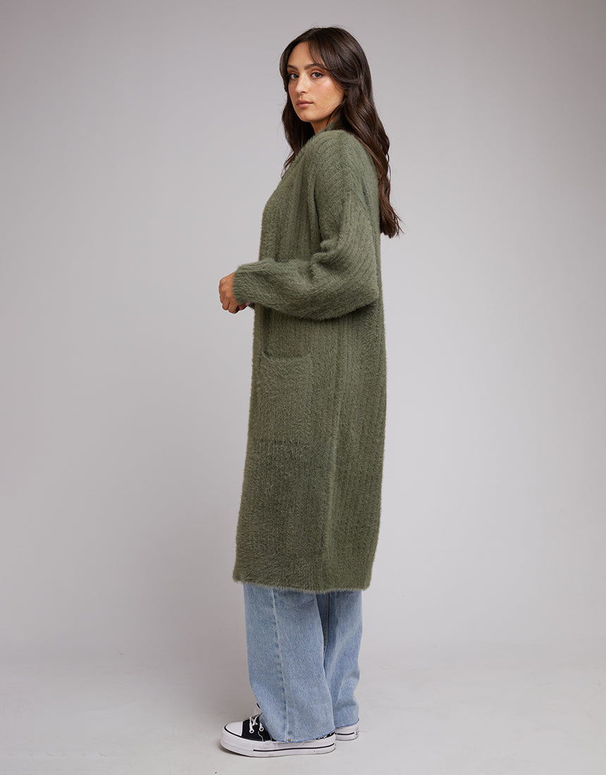 Missy Longline Cardi / Khaki | All About Eve All About Eve