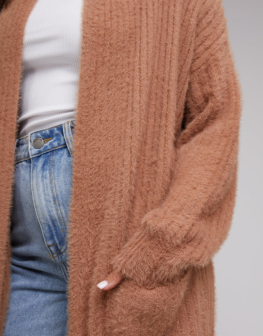 Missy Longline Cardi / Tan | All About Eve All About Eve