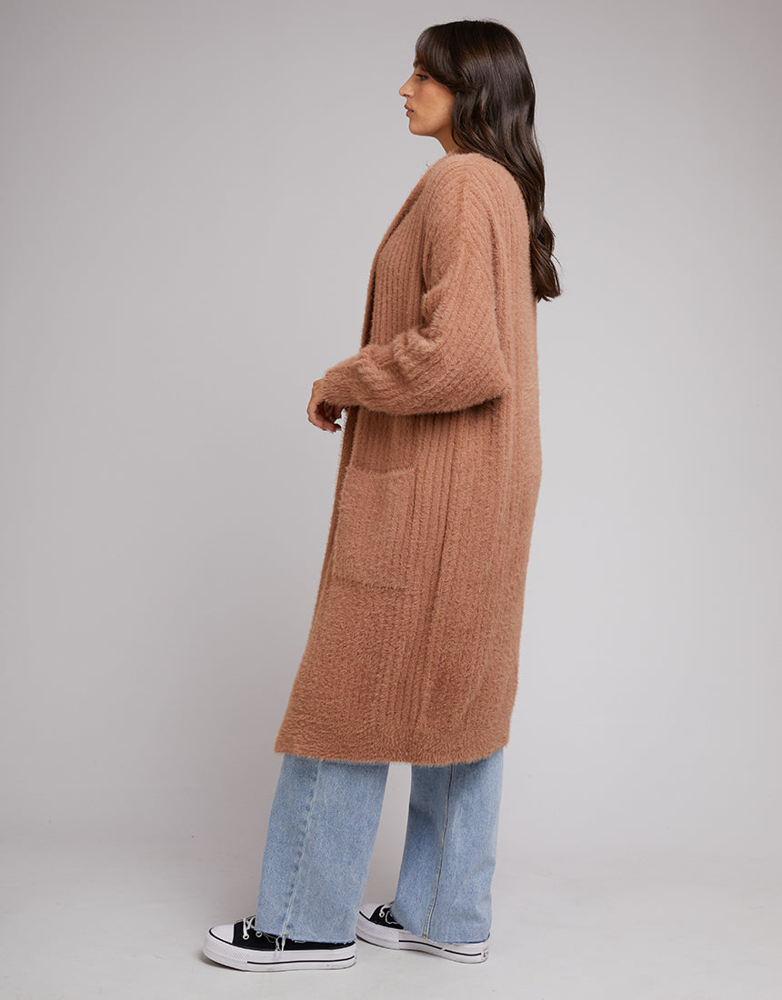 Missy Longline Cardi / Tan | All About Eve All About Eve