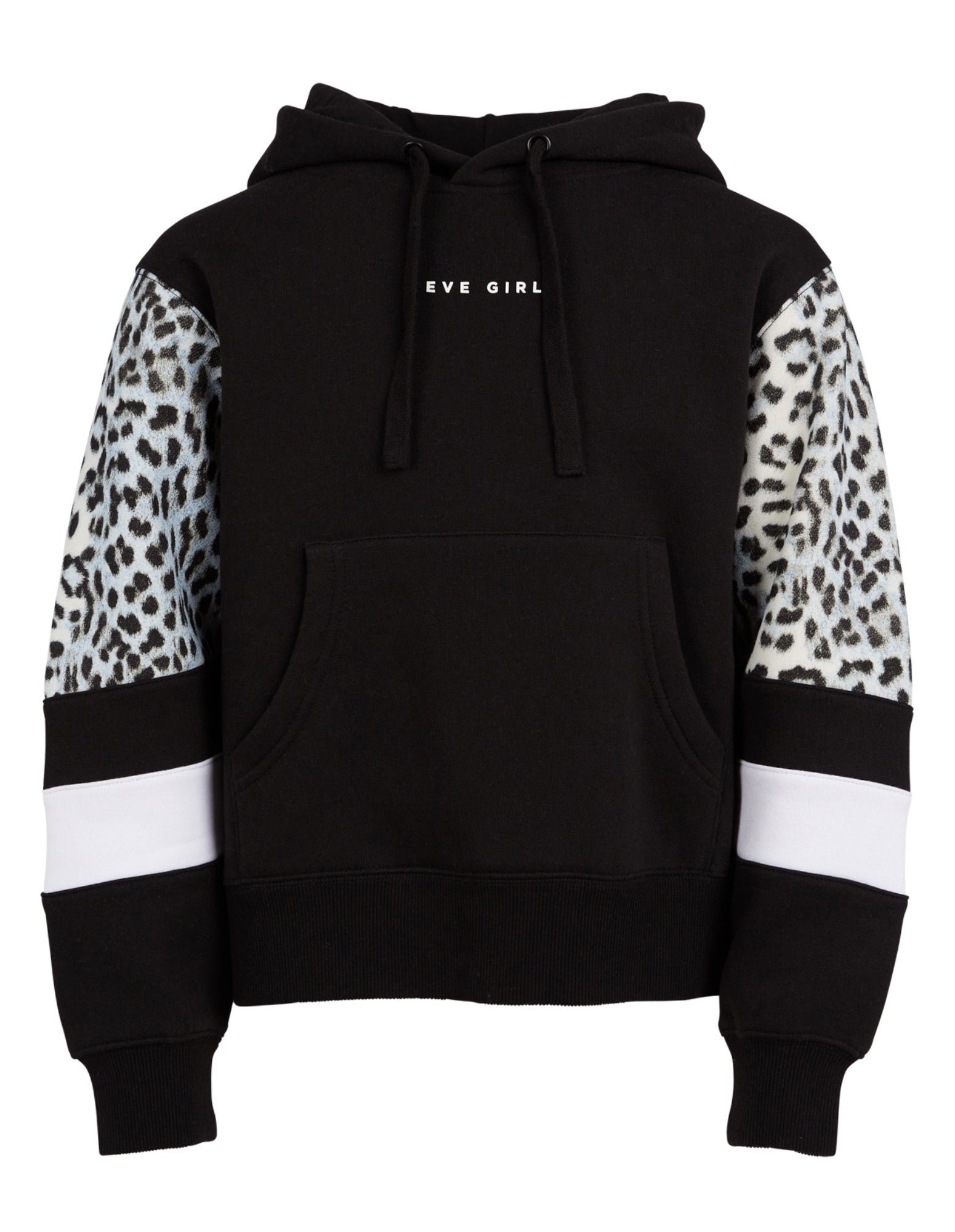 Riley Contrast Hoodie / Black | Eve Girl | Youth Eve Girl