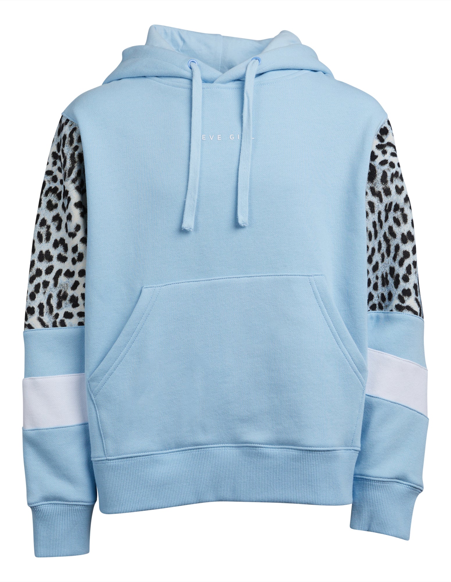 Riley Contrast Hoodie / Blue | Eve Girl | Youth Eve Girl