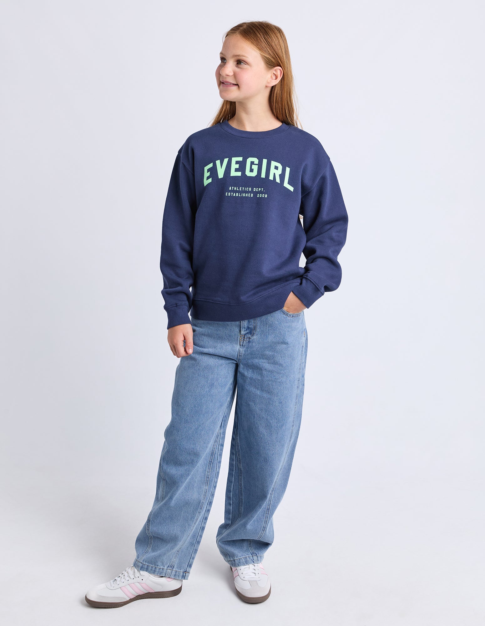 Performance Crew / Navy | Eve Girl (Youth) Eve Girl
