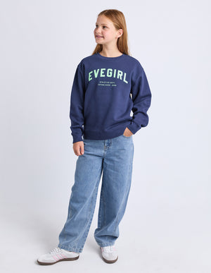 Performance Crew / Navy | Eve Girl (Youth) Eve Girl