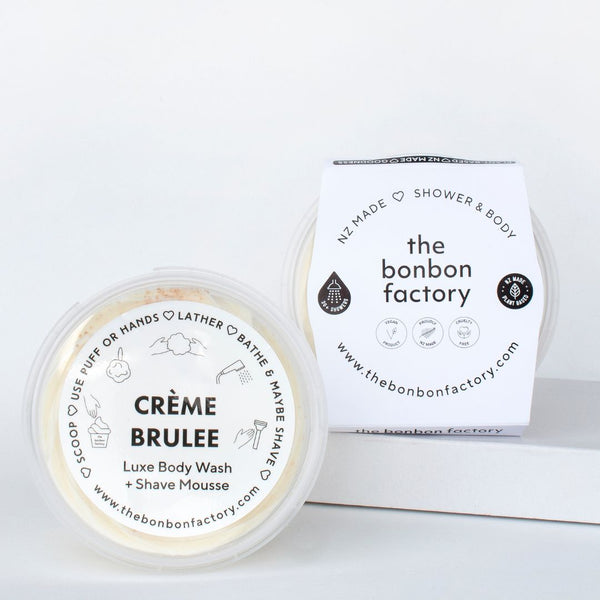Creme Brulee Body Wash Mousse The Bonbon Factory