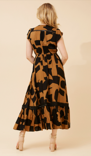 Celeste Maxi Dress / Toffee Caroline K Morgan