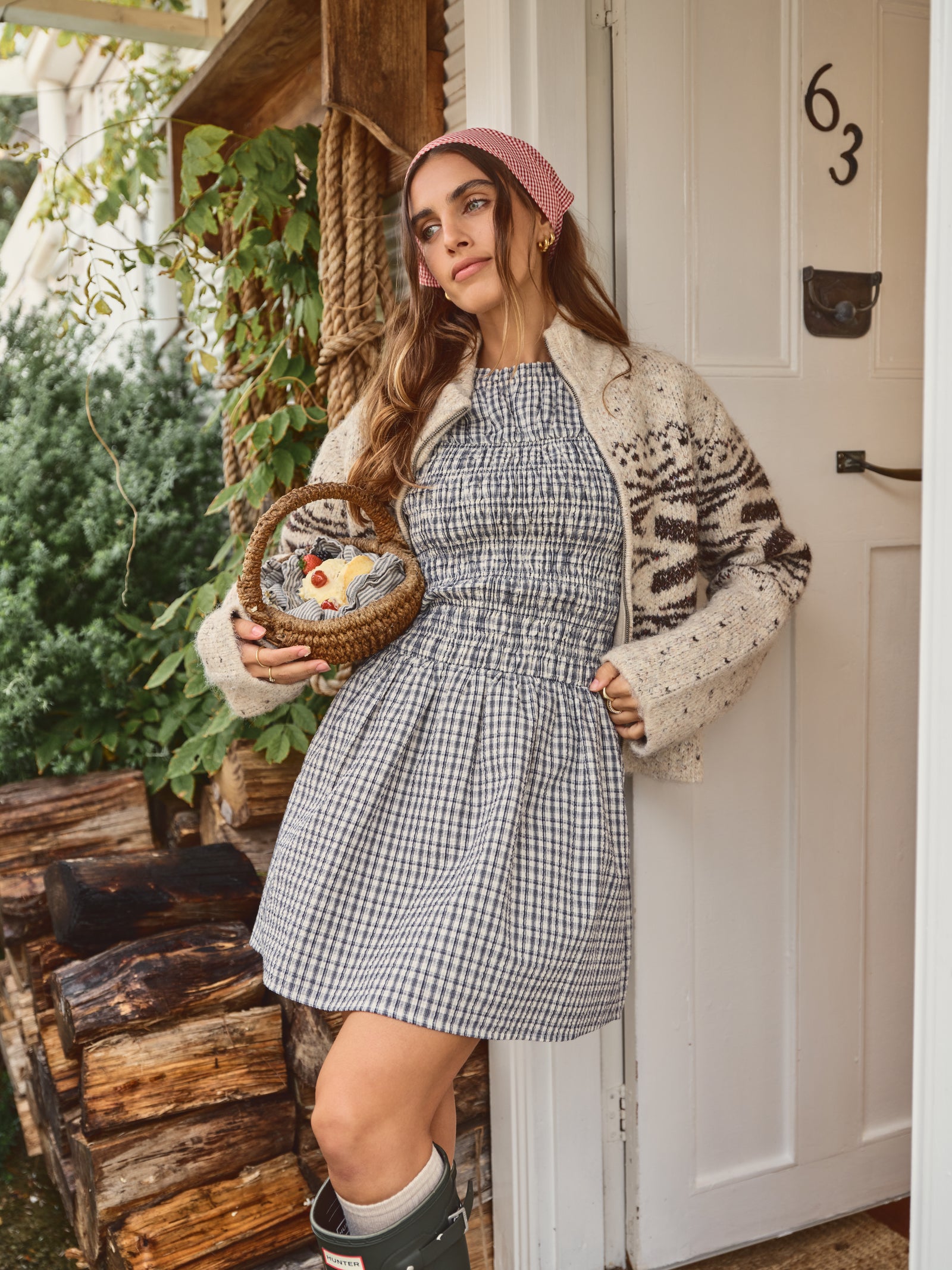 Twiggy Mini Dress / Check All About Eve