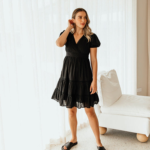 Vacanza Dress Black | Foxwood Foxwood