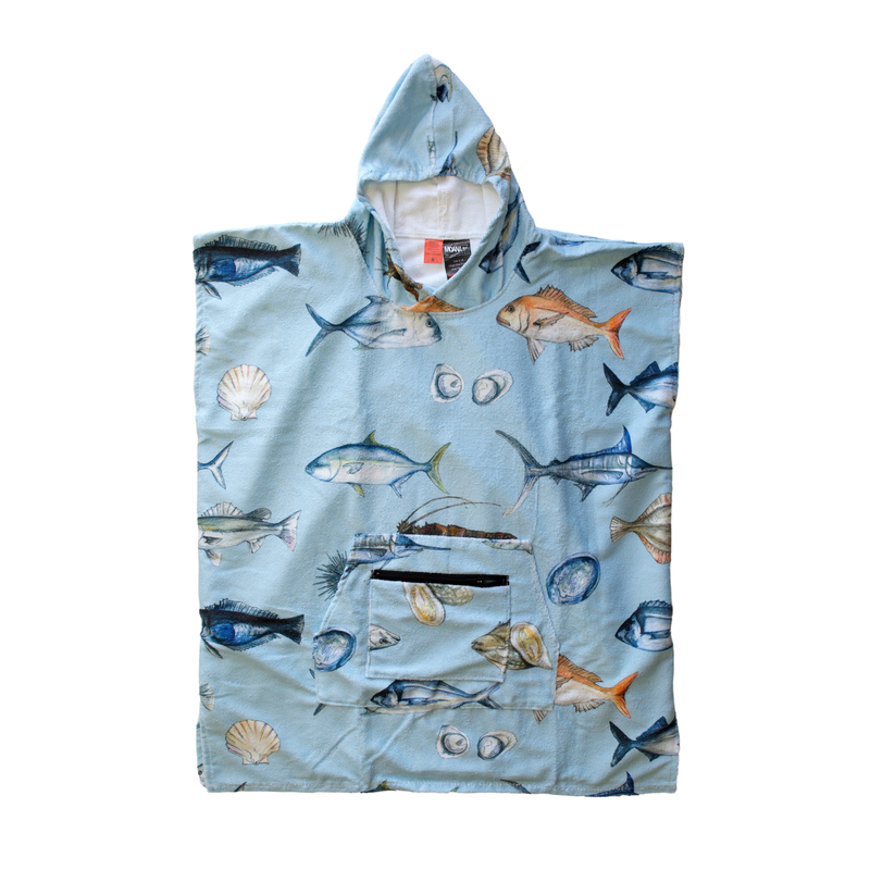 Towel Hoodie | NZ Fishing Club Moana Road