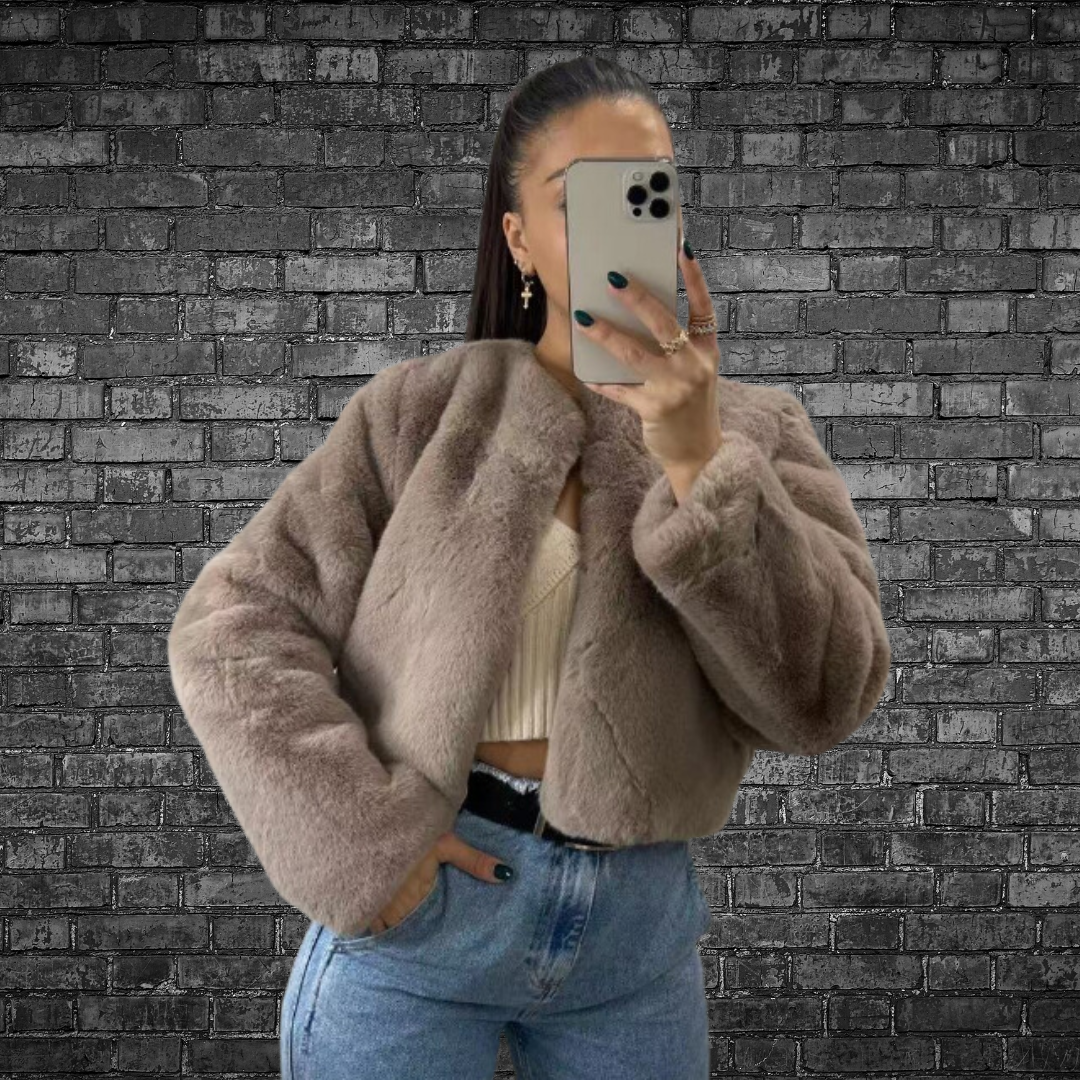 My Direction Crop Jacket | Mocha Not specified