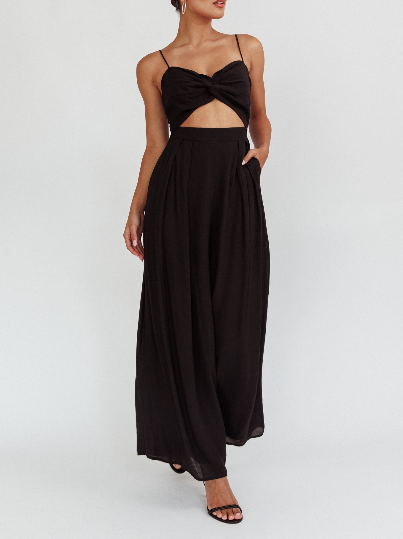 Twilight Temptation Jumpsuit | Black Not specified