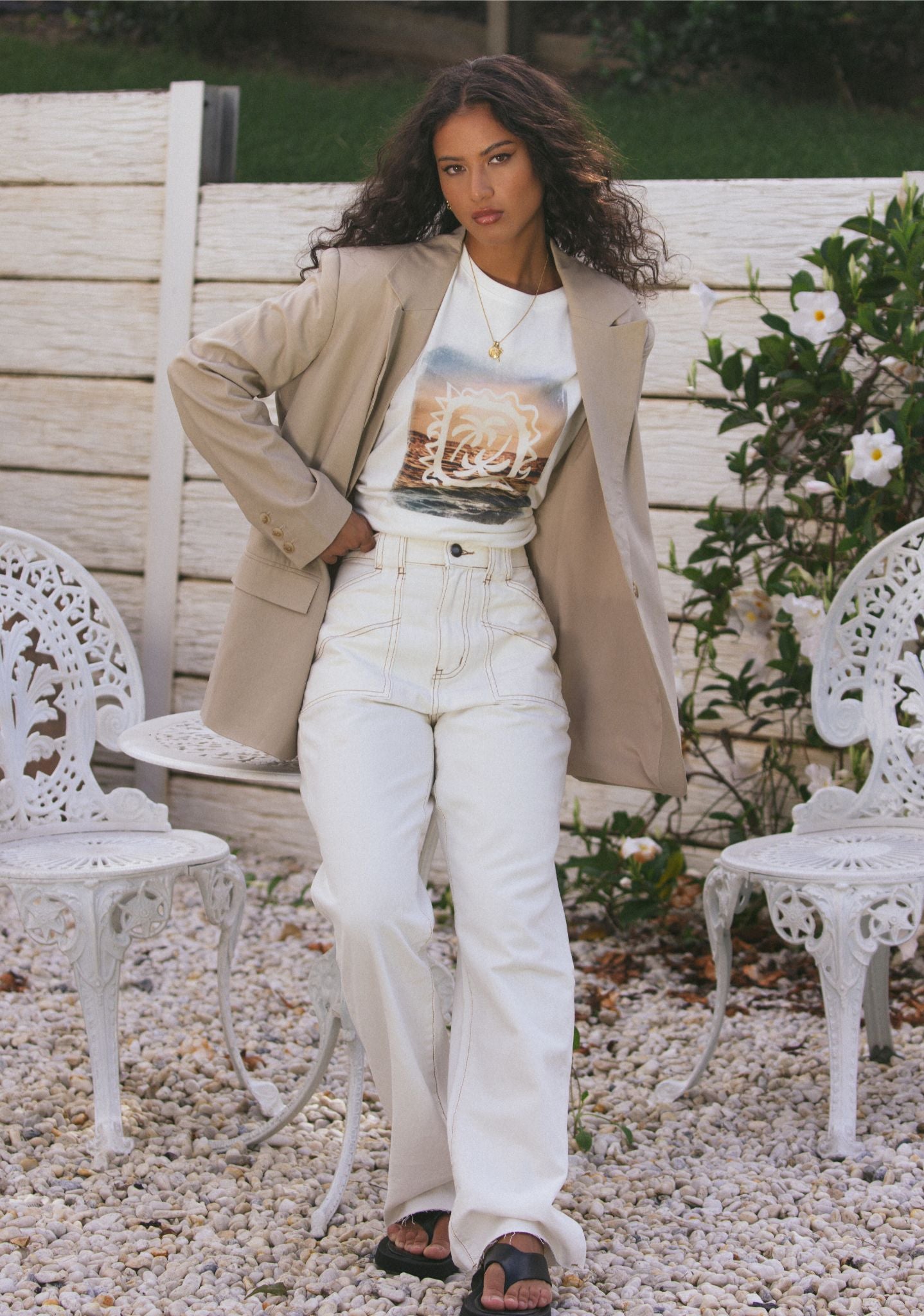 Toledo Blazer / Bone | All About Eve All About Eve