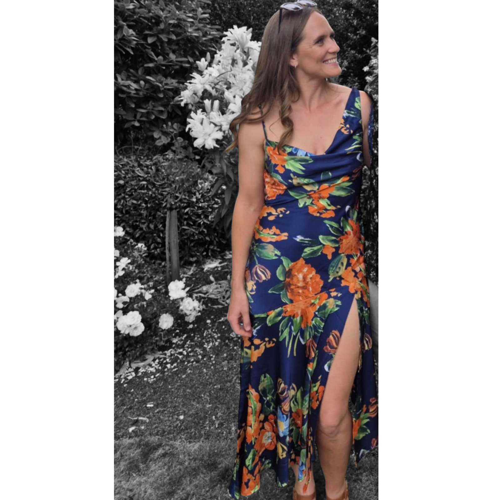 Davia Dress | Navy Kode Boutique