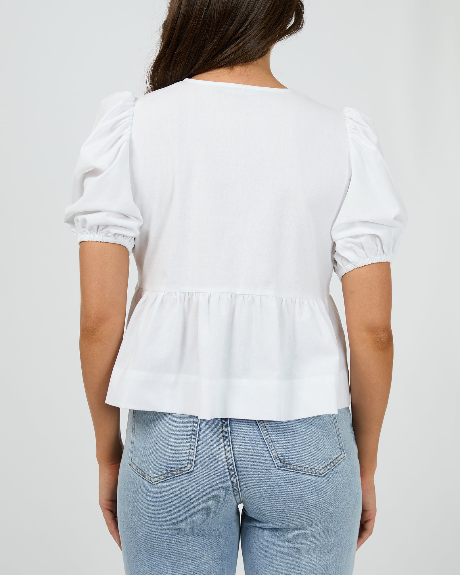 Aftersun Linen Top / White | Silent Theory Silent Theory