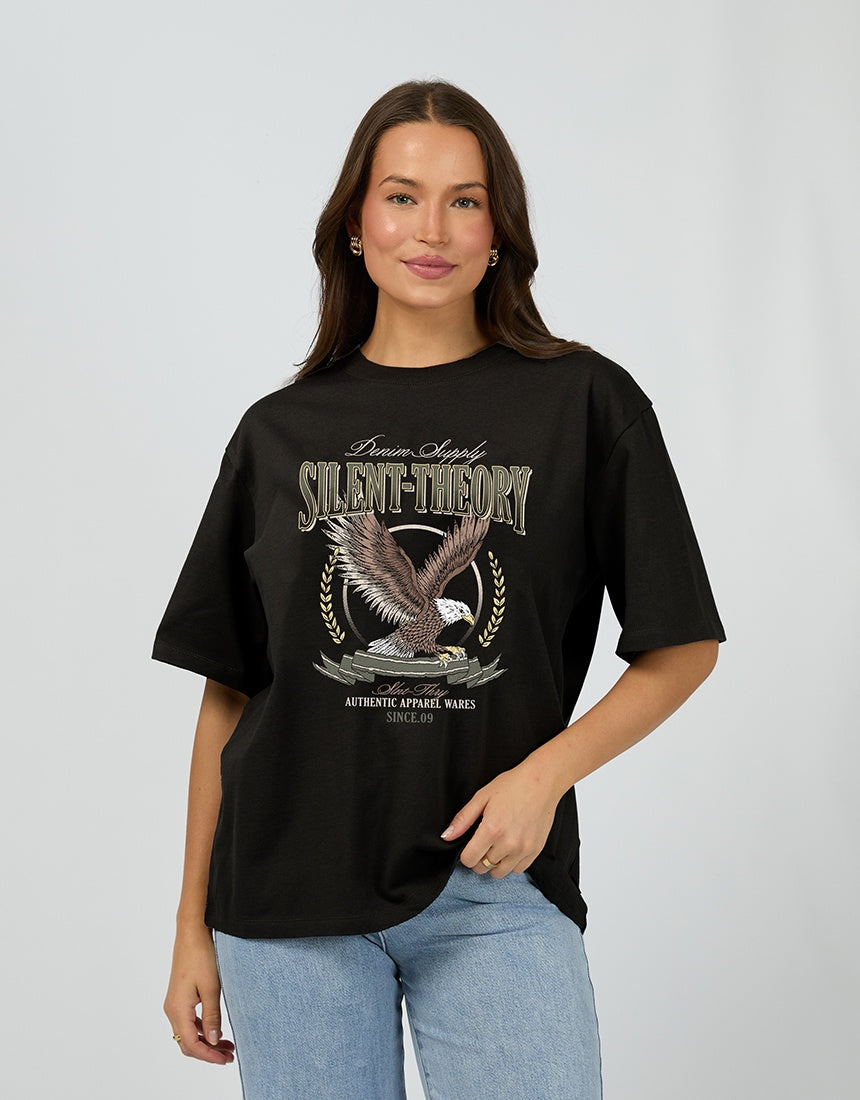 Airborne Tee / Washed Black | Silent Theory Silent Theory