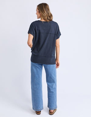 Allison Tee / Navy | Foxwood