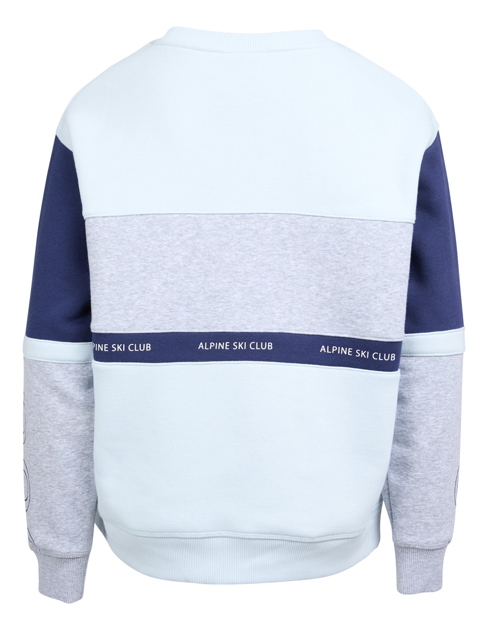 Alpine Panneled Crew / Blue | Eve Girl Eve Girl