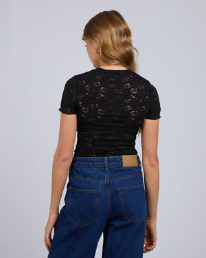 Anella Lace Top / Black | Silent Theory Silent Theory