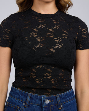 Anella Lace Top / Black | Silent Theory Silent Theory