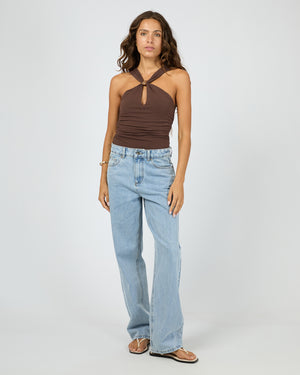 Atlas Halter Bodysuit / Chocolate | Silent Theory Silent Theory