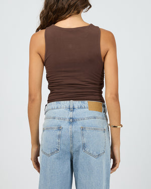 Atlas Halter Bodysuit / Chocolate | Silent Theory Silent Theory