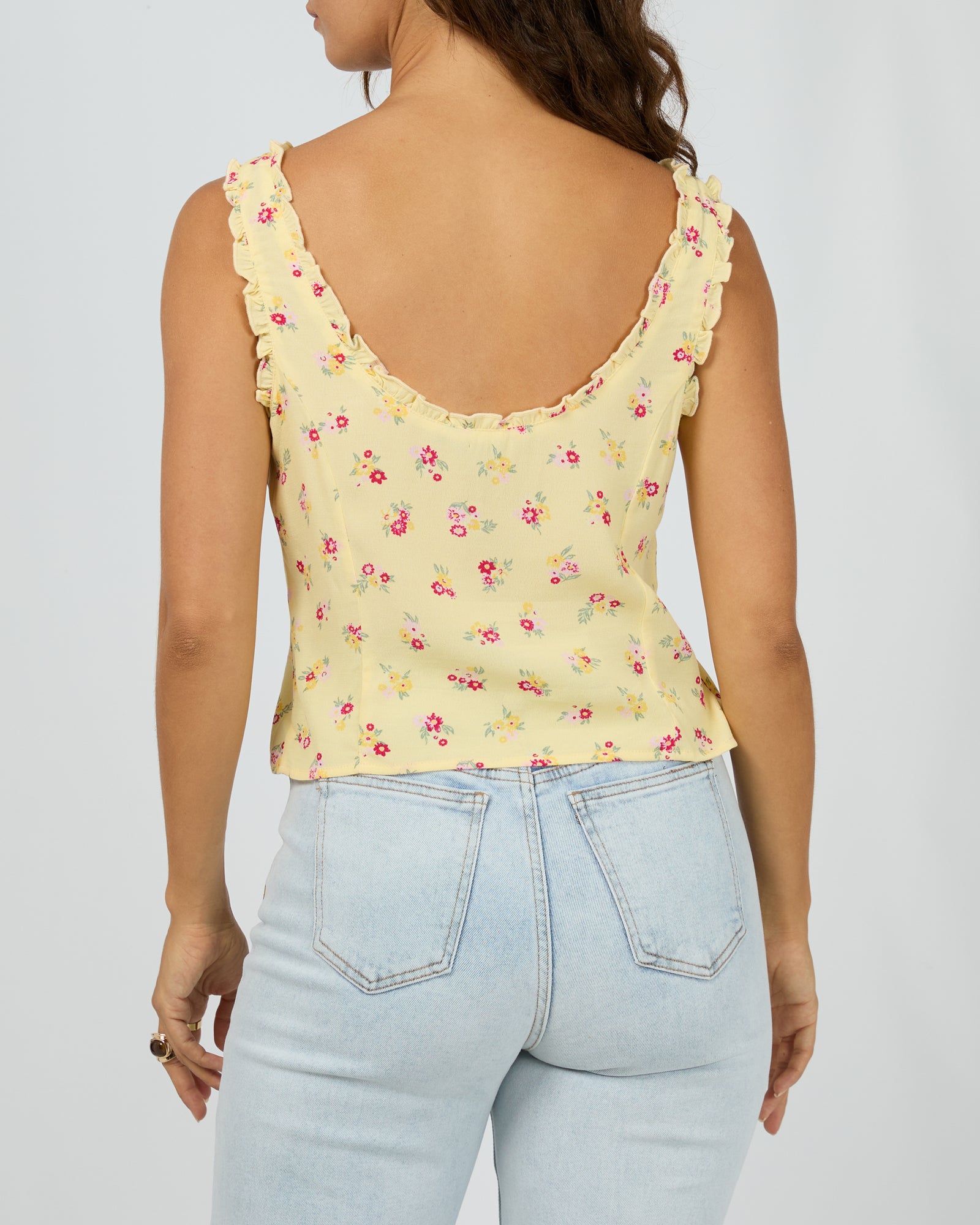 Birdie Top Yellow Print / All About Eve All About Eve