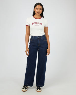 Brooklyn Baby Tee Vintage / White | All About Eve All About Eve