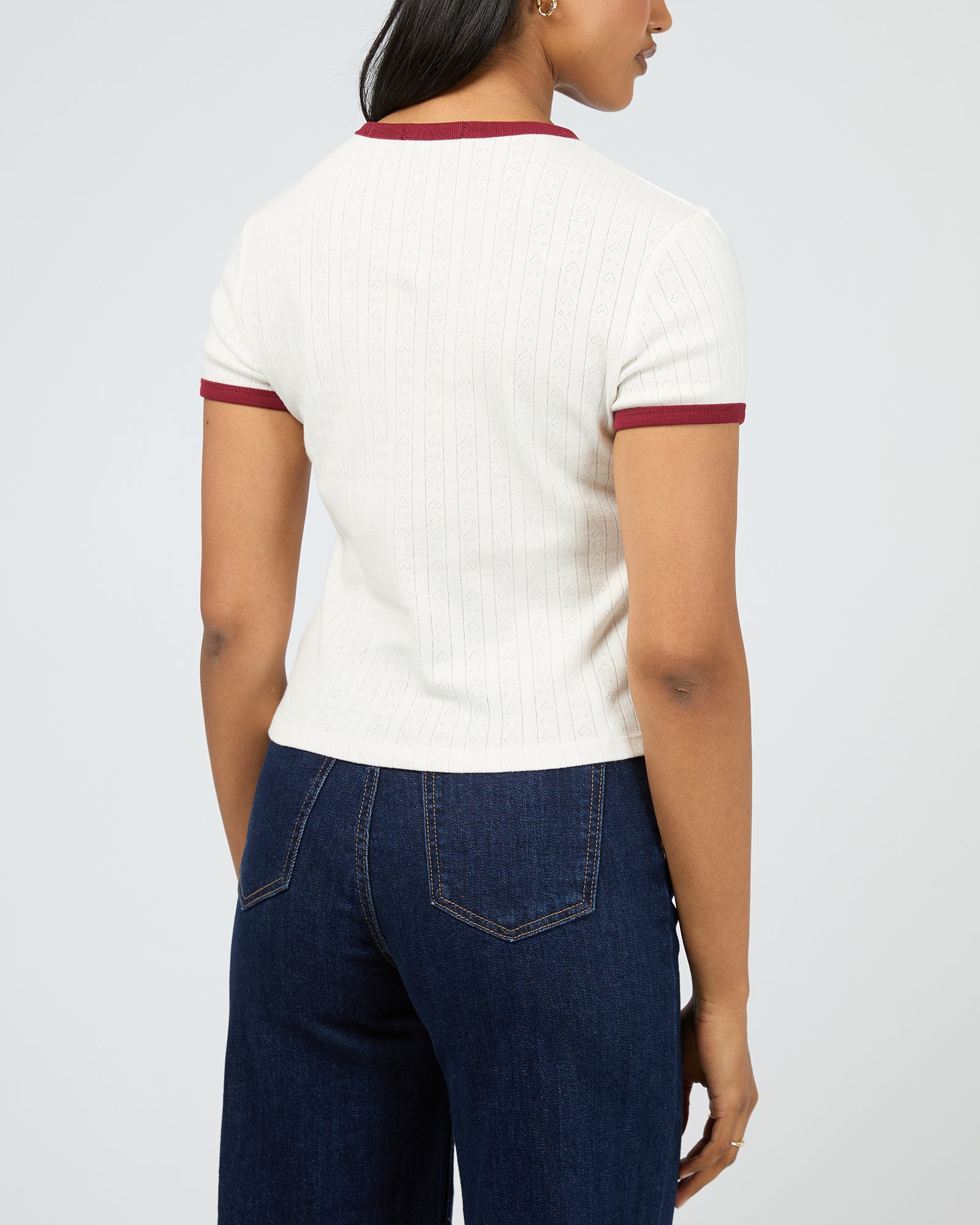 Brooklyn Baby Tee Vintage / White | All About Eve All About Eve