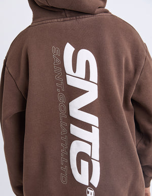 Challenger Hoodie / Brown | St Goliath