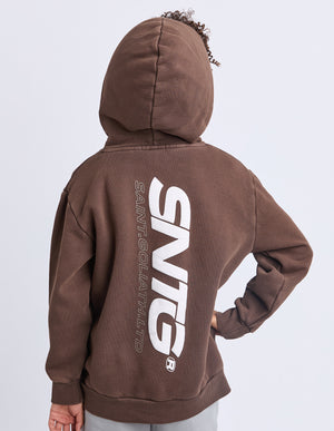 Challenger Hoodie / Brown | St Goliath