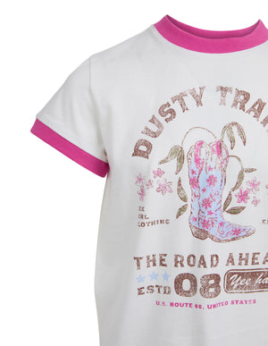 Cowgirl Ringer Tee / Vintage White | Eve Girl Eve Girl