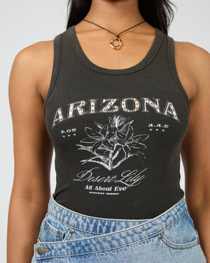 Desert Flower Tank / Black | All About Eve All About Eve