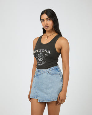 Desert Flower Tank / Black | All About Eve All About Eve