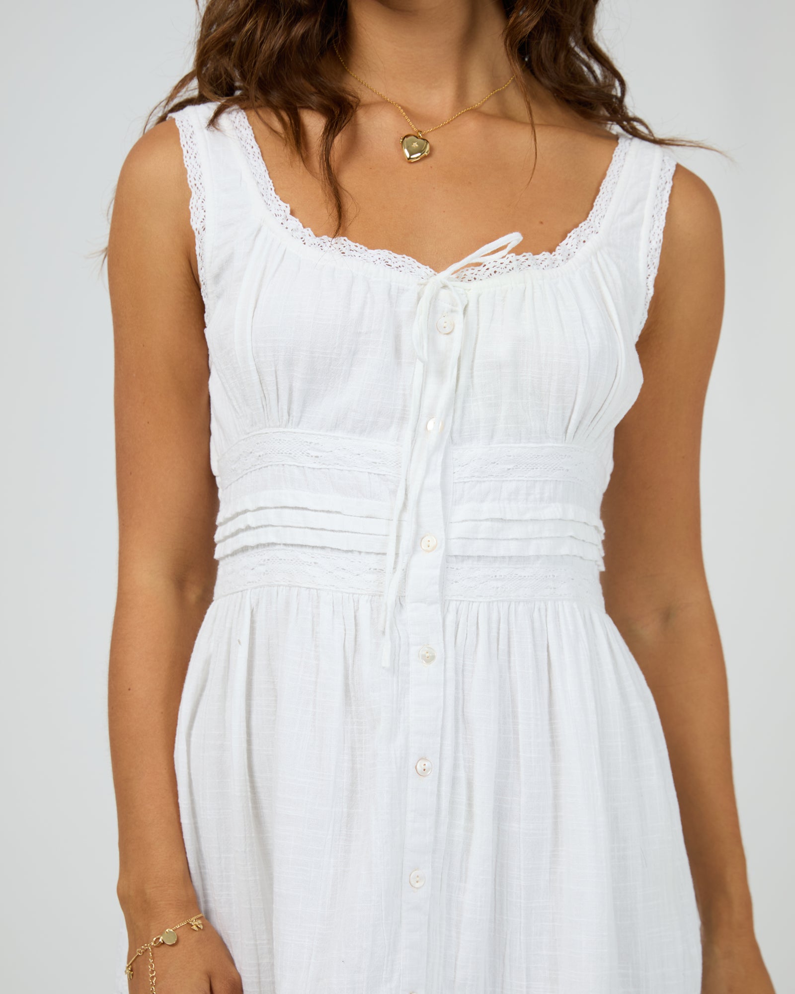 Dusty Mini Dress / White | All About Eve All About Eve