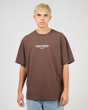 Echo Tee / Chocolate | Silent Theory Mens Silent Theory
