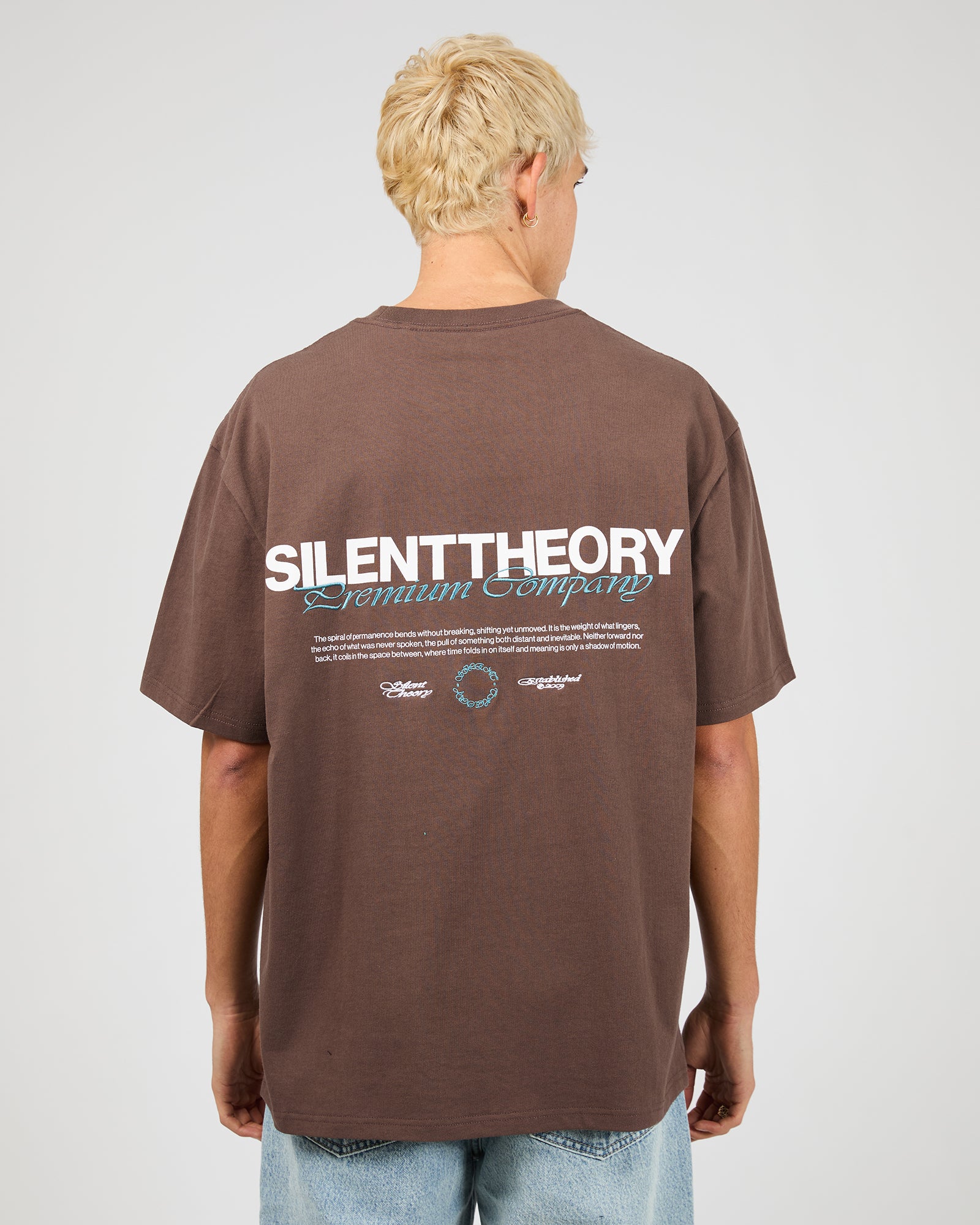Echo Tee / Chocolate | Silent Theory Mens Silent Theory