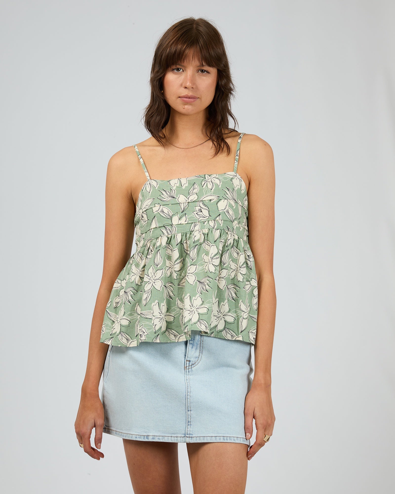 Eden Top / Sage Floral | Silent Theory Silent Theory