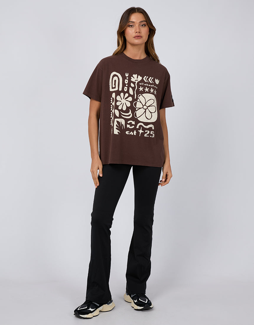 Elements Oversized Tee / Brown | All About Eve All About Eve