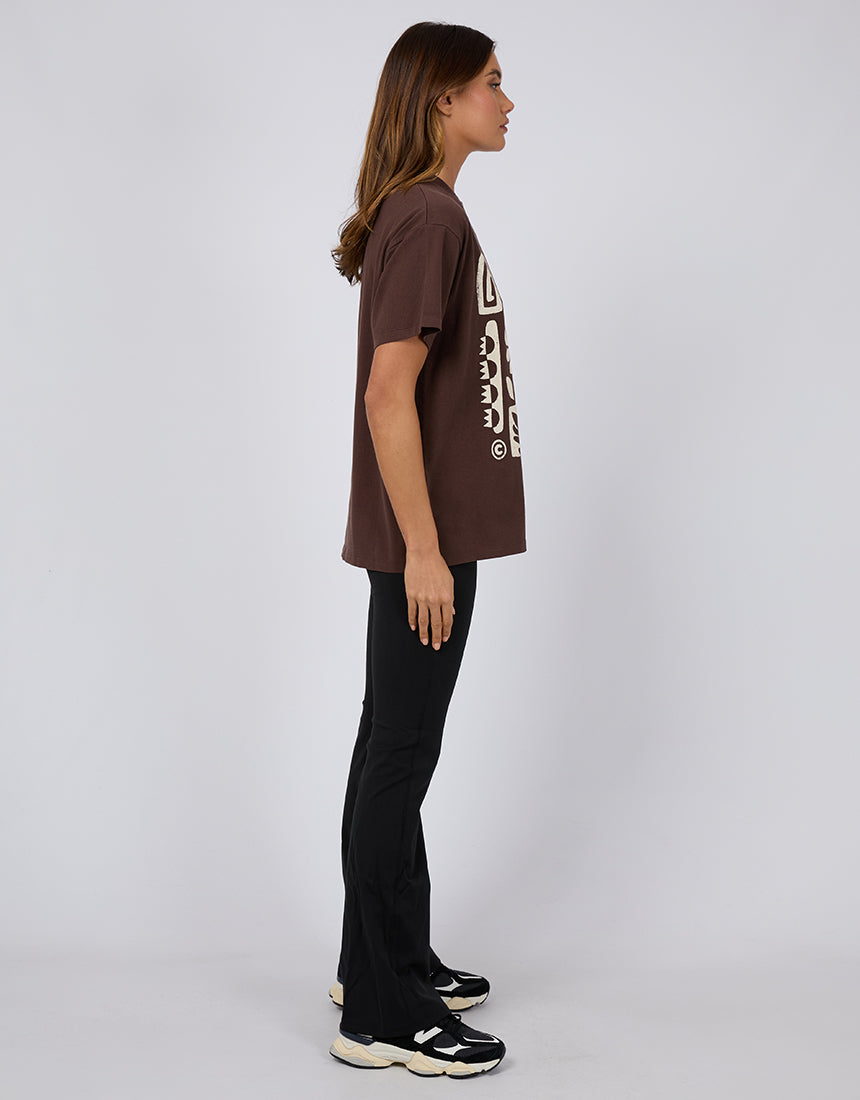 Elements Oversized Tee / Brown | All About Eve All About Eve