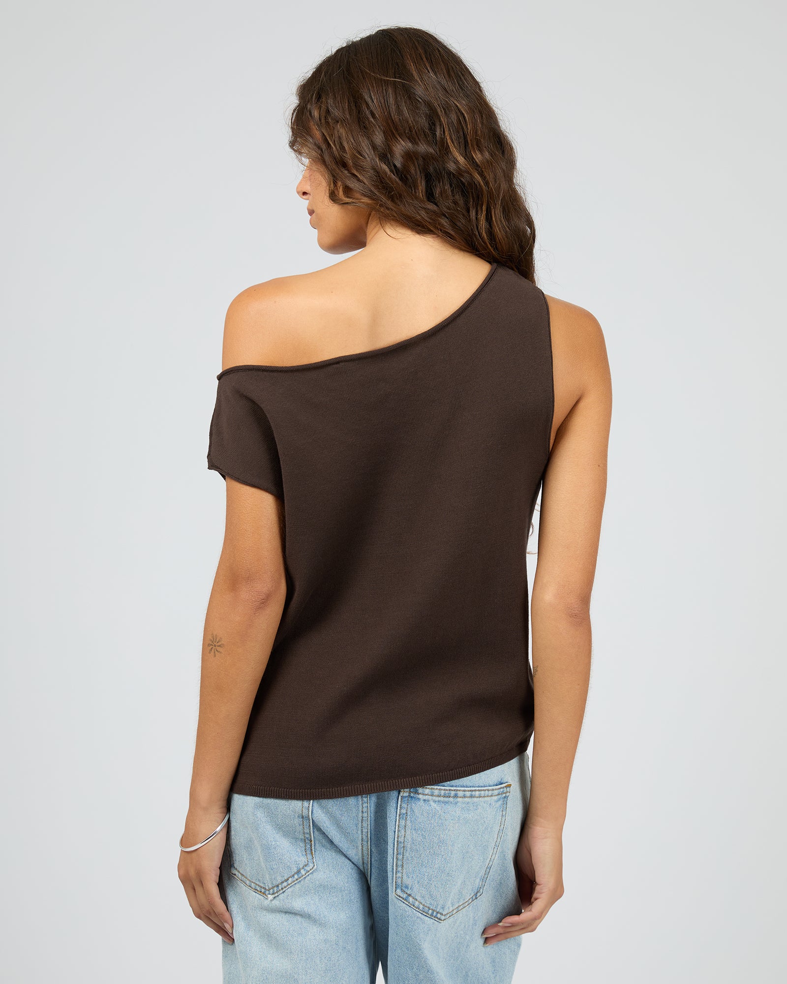 Ellis Off the Shoulder Top / Chocolate | Silent Theory Silent Theory