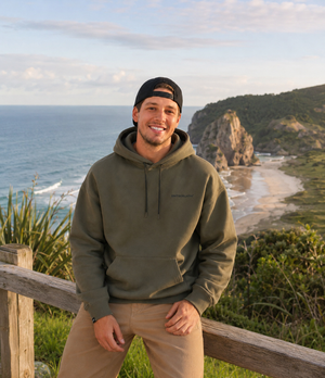 Sensor Hoodie / Khaki | St Goliath Mens St Goliath