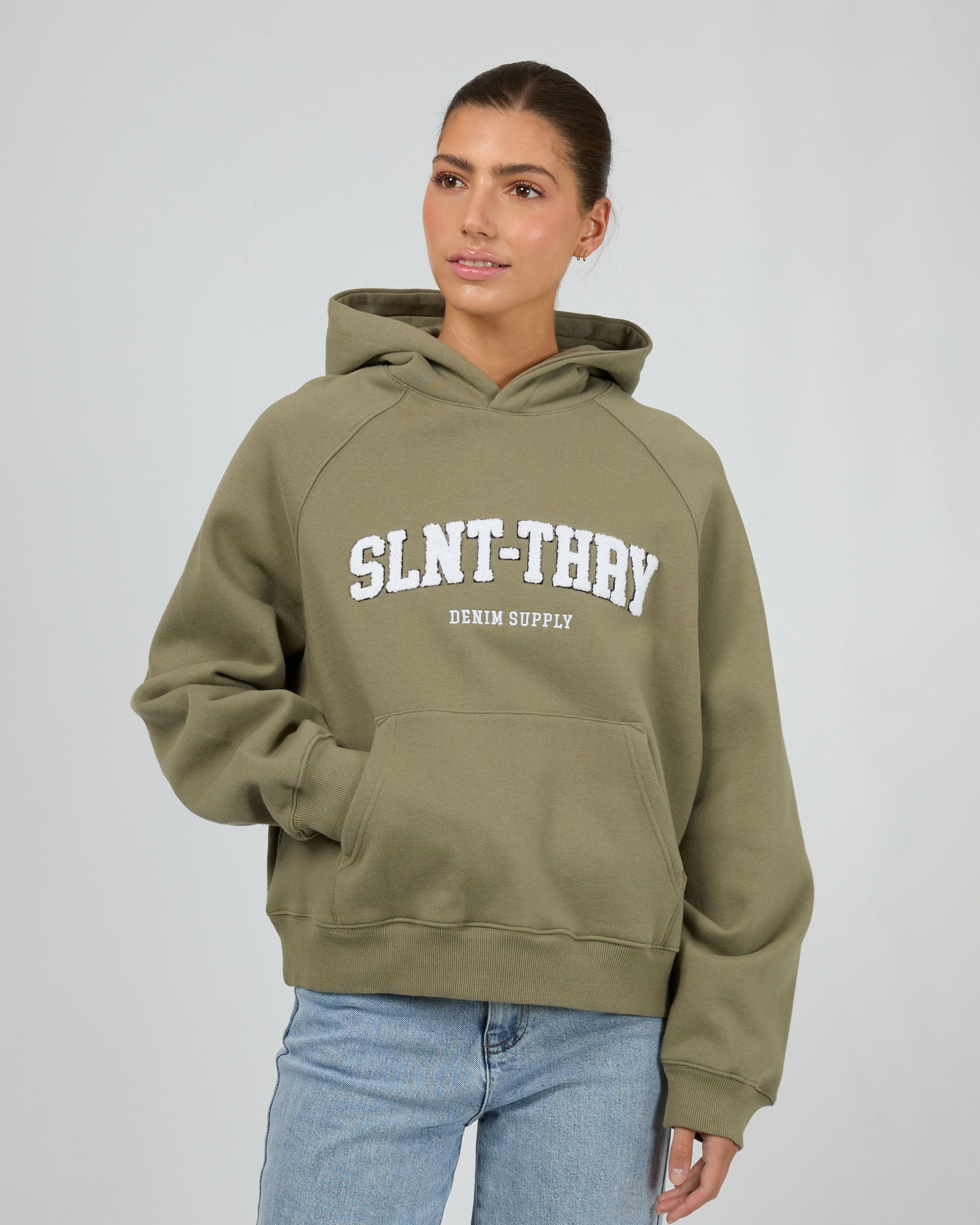 Focus Hoodie / Khaki | Silent Theory Silent Theory