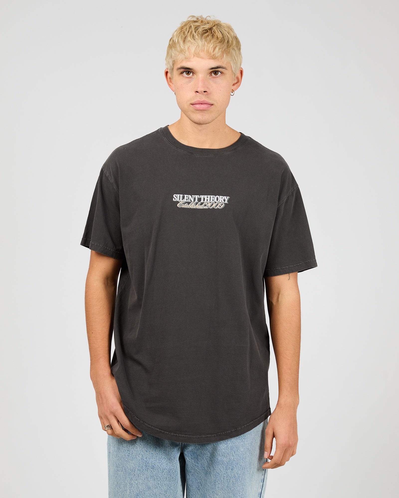 Formation Scoop Tee / Coal | Silent Theory Mens Silent Theory
