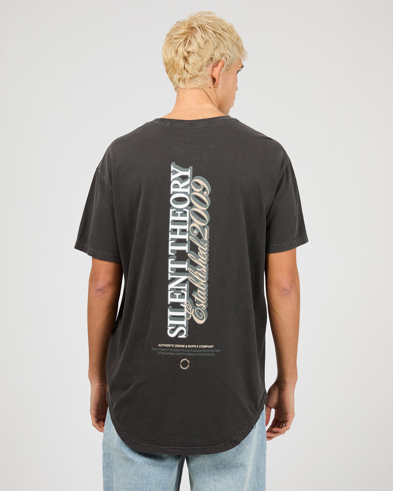 Formation Scoop Tee / Coal | Silent Theory Mens Silent Theory