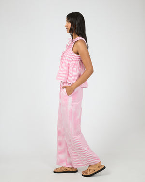 Franca Stripe Pant / Pink Stripe | All About Eve All About Eve