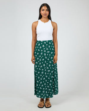 Harlow Skirt / Green Print | All About Eve All About Eve