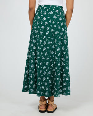 Harlow Skirt / Green Print | All About Eve All About Eve