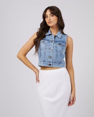 Harper Vest / Light Blue | All About Eve All About Eve