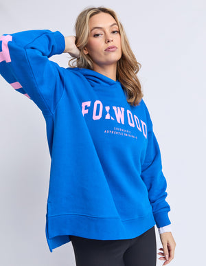 Interval Hoodie / Cobalt Blu/Neon Pnk | Foxwood Foxwood